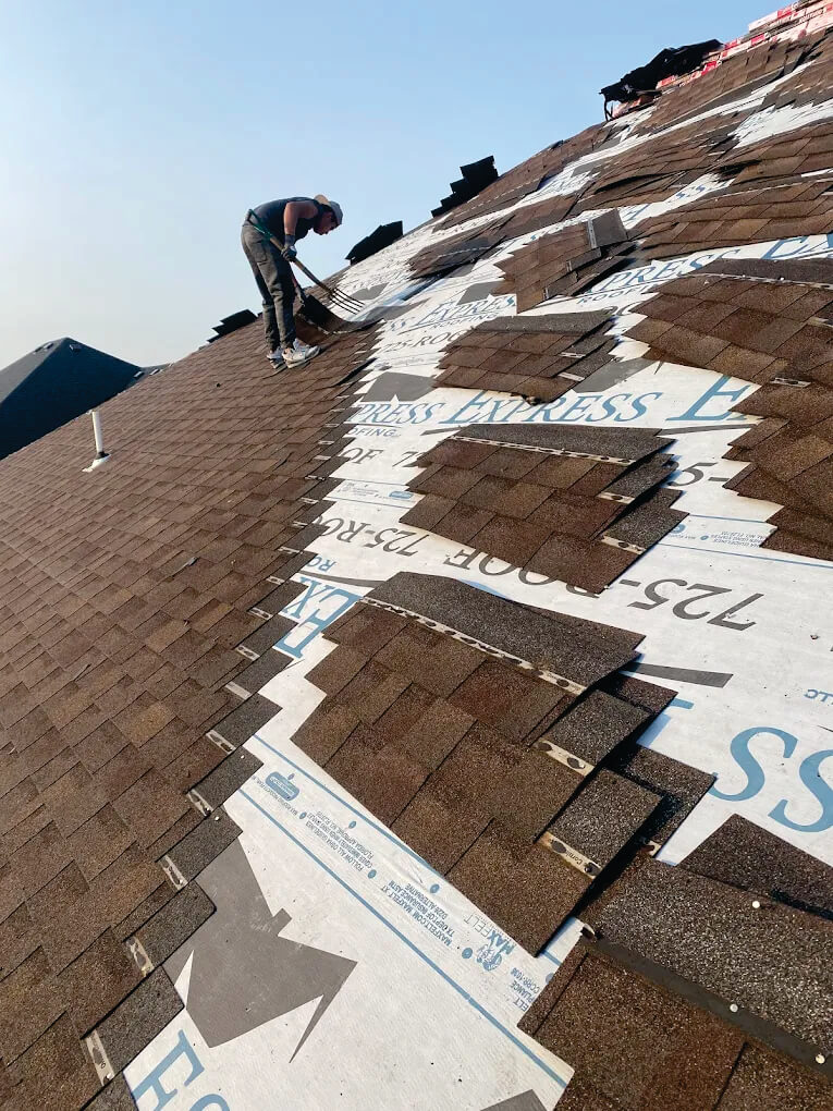 Shingle installation